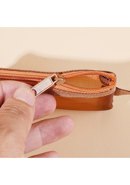 He Chooses D013 Naylon Madeni Para Kesesi Kare File Saklama Çantası Mini Fermuarlı Kese - Siyahımsı Yeşil (Yurt Dışından) modelleri