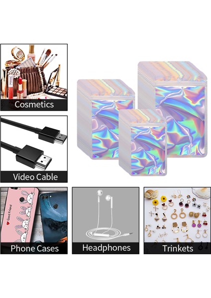 MX-109 100 Adet 10X18 cm 14C Sızdırmazlık Poşeti Şeffaf Buzlu Pencereli Gıda Saklama Poşetleri (Fda Yok, Bpa Içermez) - Mavi+Turuncu (Yurt Dışından) modelleri