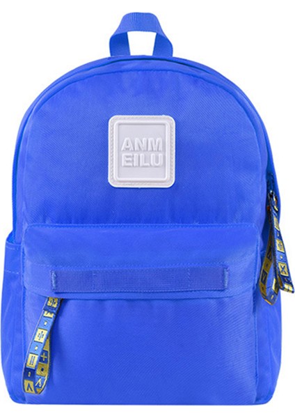 Anmeılu 1043 Düz Renk Günlük Naylon Sırt Çantası Mini Omuz Çantası iPad Pro 9.7 Inç (Küçük Boy) - Mavi (Yurt Dışından)