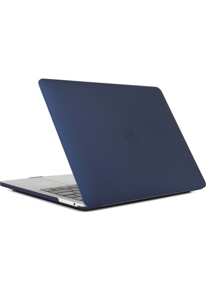 Mat Pc Ön ve Arka Koruyucu Telefon Kılıfı Cep Telefonu Çantası Kabuğu MacBook Pro 13 Inç A1706 / A1708 / A1989 / A2159 / A2251 / A2289 / A2338 - Lacivert (Yurt Dışından) modelleri