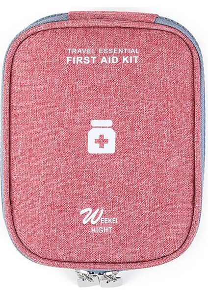TB-0623 Ilaç Çantası Hap Saklama Ilaç Hap Kutusu Kılıfı Seyahat Ilaç Saklama Kutusu Çantası, Boyut: S - Şarap Kırmızısı (Yurt Dışından)