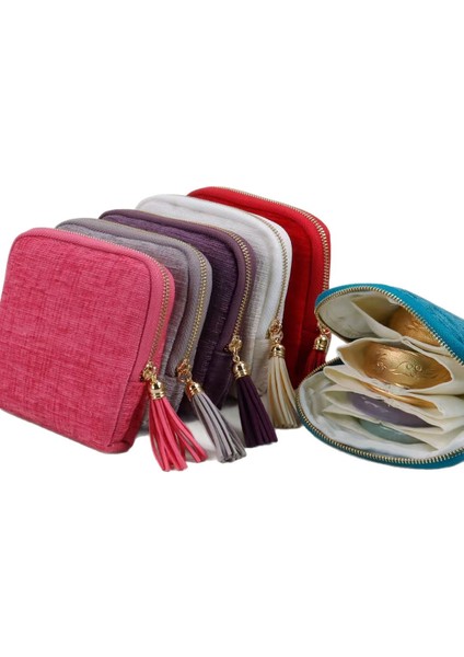 Mücevher Düzenleyici Çanta Püsküllü Fermuarlı Kese Yüzükler Kolyeler Bilezikler Için Çok Bölmeli Saklama Kutusu - Avokado Yeşili (Yurt Dışından) fırsatları