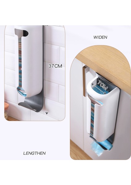 ZY-CF051 Delinmeyen Çöp Torbası Pp Saklama Kutusu Mutfak Duvara Monte Taze Tutma Torbası Tutucu (Yurt Dışından) modelleri