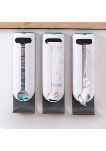 ZY-CF051 Delinmeyen Çöp Torbası Pp Saklama Kutusu Mutfak Duvara Monte Taze Tutma Torbası Tutucu (Yurt Dışından) indirimleri