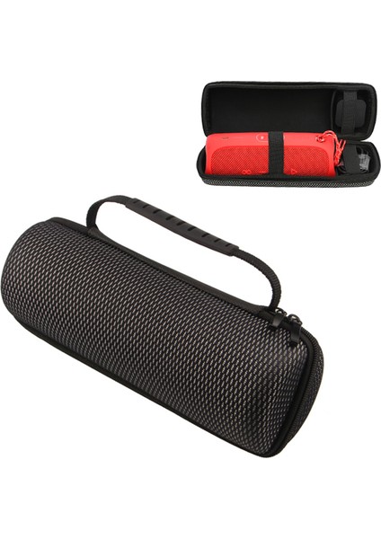 Flip 5 Bluetooth Uyumlu Hoparlör Için Taşınabilir Koruyucu Kılıf Hoparlör Taşıma Çantası - Siyah (Yurt Dışından)