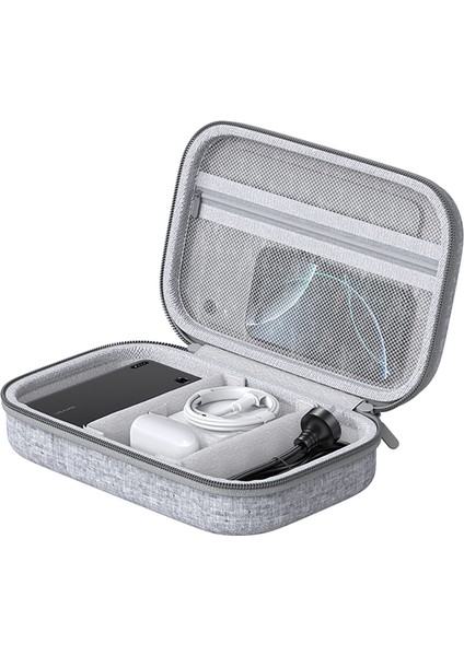 Usams JANE05 10,6 Inç Veri Kablosu, Kulaklık, Güç Bankası, Eva Sert Kabuklu Dijital Aksesuarlar Taşıma Çantası Saklama Çantası (Yurt Dışından) fırsatları