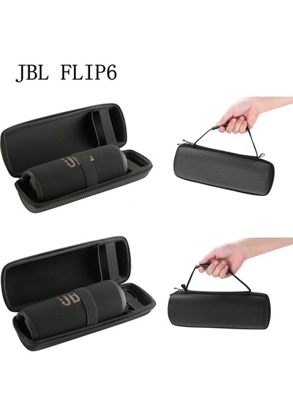 Flip 6 Bluetooth Uyumlu Hoparlör Için Çizilmez Taşıma Çantası Taşınabilir Saklama Çantası - Tamamen Siyah (Yurt Dışından) fırsatları