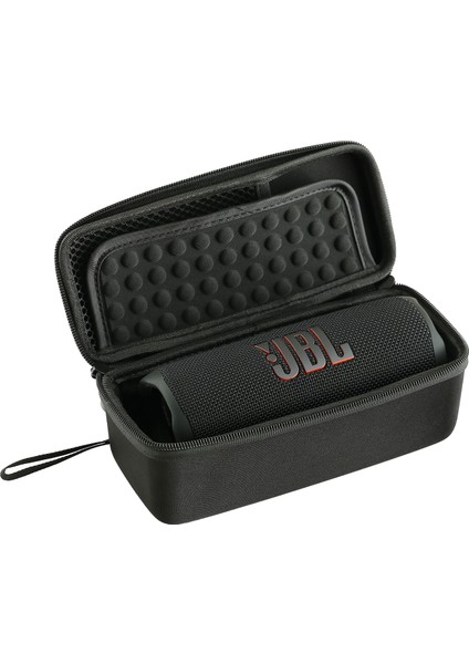 Flip 7 / Flip 6 / Flip 5 / Flip 4 Için Dikdörtgen Darbeye Dalı Taşıma Çantası Bluetooth Uyumlu Hoparlör Saklama Çantası - Siyah (Yurt Dışından)
