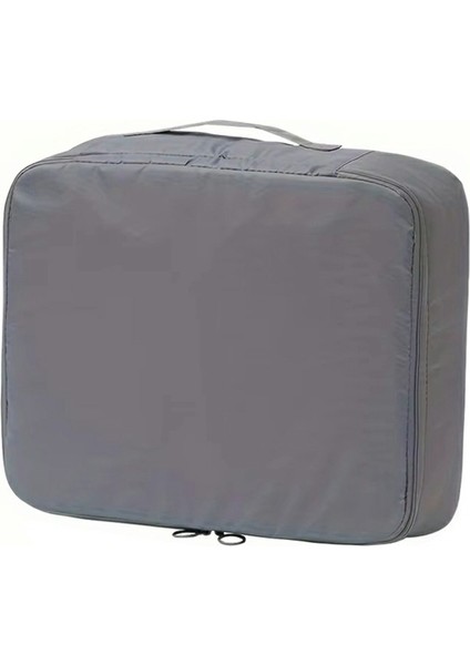 M Beden Seyahat Iç Çamaşırı Düzenleyici Taşınabilir Giysi Saklama Çantası El Bagajı Küpü - Gri (Yurt Dışından)