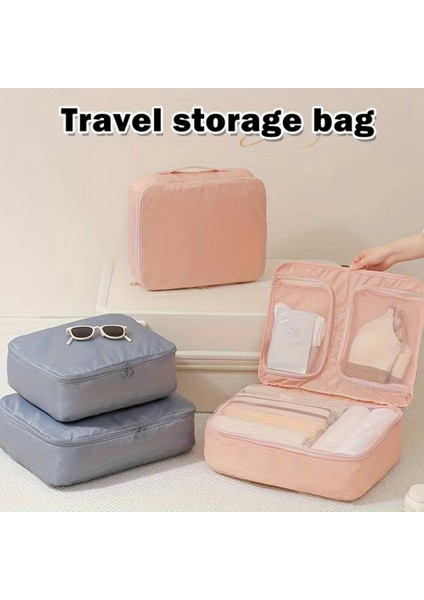 M Beden Seyahat Iç Çamaşırı Düzenleyici Taşınabilir Giysi Saklama Çantası El Bagajı Küpü - Gri (Yurt Dışından) fiyatları