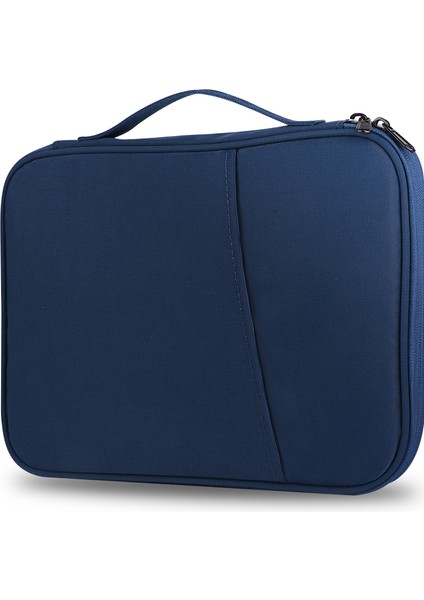 12-13 Inç Dizüstü Bilgisayar Saplı Çanta Bilgisayar Korumalı Taşıma Çantası Naylon Kılıf Tutucu - Safir (Yurt Dışından)