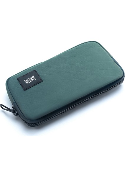 Rockbros L001 Naylon Telefon Fermuarlı Çanta Kulaklık Nakit Anahtar Saklama Çantası - Camgöbeği (Yurt Dışından)