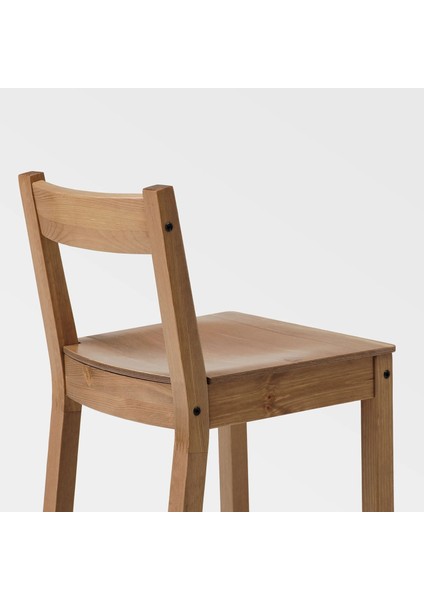 Nordvıken Bar Sandalyesi Antika Vernik 62 cm fırsatları