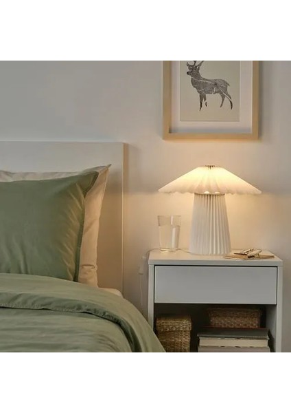 Kuddlava Masa Lambası Beyaz 28 cm fiyatları