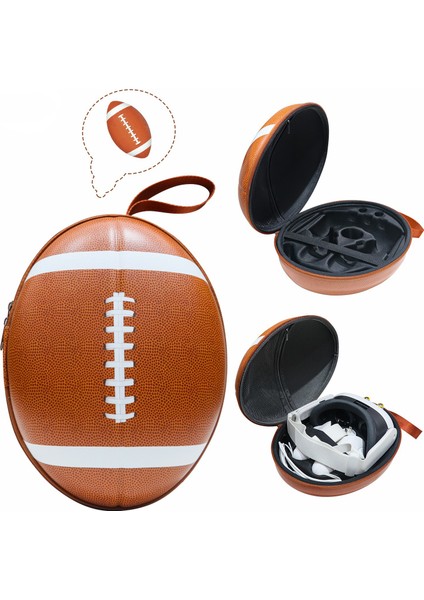 Jys JYS-MQ008 Meta Quest 3 Vr Gözlük Darbeye Dalı Taşıma Çantası Taşınabilir Sert Kabuklu Çanta El Çantası - Açık Kahverengi (Yurt Dışından)