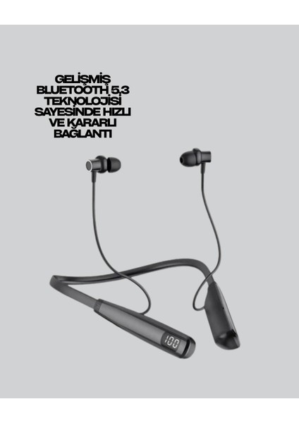 Buğz Bluetooth 5.3 Boyun Bantlı Kulaklık – Oyun ve Müzik Modu, Sd Kart Desteği indirimleri