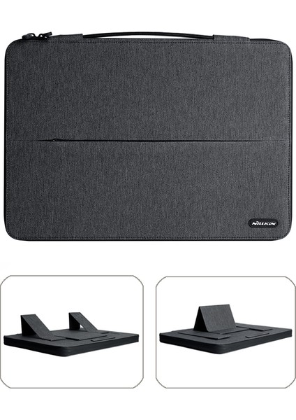 Nıllkın Çok Işlevli Su Geçirmez Çizilmeye Dalı Bilgisayar Dizüstü Bilgisayar Çantası, 14 Inç Dizüstü Bilgisayar Için Gizli Standlı - Siyah (Yurt Dışından)
