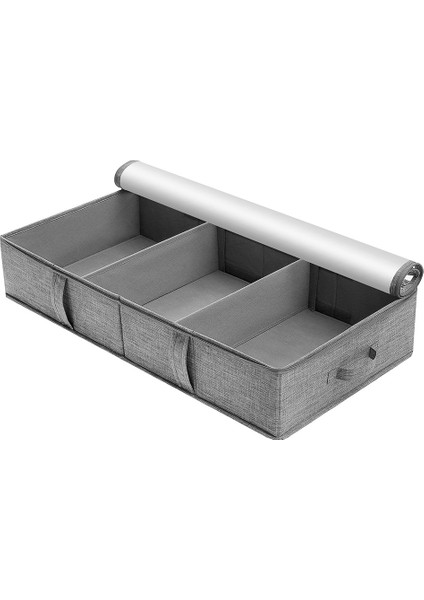 Moho&home MDJ-6142 Katlanabilir Ev Battaniyeleri Oyuncak Ayırma Kutusu Yatak Altı Giysi Saklama Çantası, Şeffaf Kapak (Yurt Dışından)