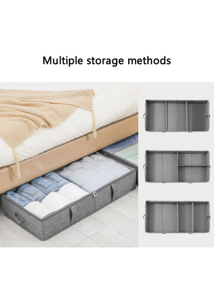 Moho&home MDJ-6142 Katlanabilir Ev Battaniyeleri Oyuncak Ayırma Kutusu Yatak Altı Giysi Saklama Çantası, Şeffaf Kapak (Yurt Dışından) modelleri