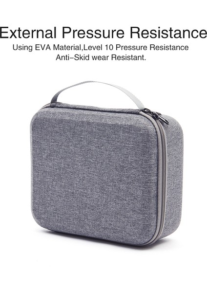 Djı Mavic Mini 2 / Mini 2 Se / Mini 4K Drone Uzaktan Kumanda Aksesuarları Için Taşınabilir El Çantası Taşıma Çantası Saklama Çantası - Gri / Siyah Astar (Yurt Dışından) modelleri