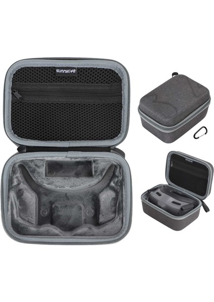 Sunnylıfe AT-B481 Djı Gözlük 2 Taşınabilir Taşıma Çantası Çizilmeye Dalı Saklama Çantası (Yurt Dışından)