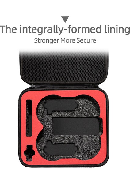 Djı Avata Taşınabilir Drone Saklama Çantası Sert Kabuklu Darbeye Dalı Taşıma Çantası - Siyah / Kırmızı Astar (Yurt Dışından) indirimleri