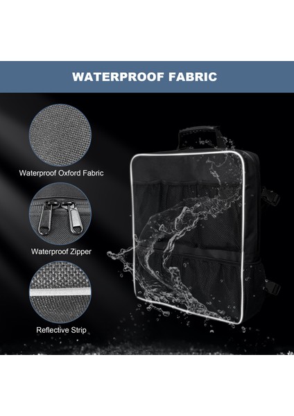 Su Geçirmez Oxford Kumaş Tekne Koltuğu Saklama Çantası Düzenleyici, File Cepli, 39X10X45CM (Yurt Dışından) indirimleri