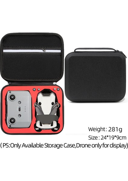 Djı Mini 4 Pro Taşıma Çantası Için Koruyucu Saklama Çantası, Askılı, Çizilmez, Darbeye Dalı Kılıf - Siyah / Kırmızı (Yurt Dışından) indirimleri