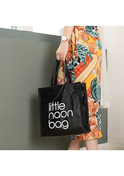 TB-0555 Pvc Su Geçirmez Yarı Saydam Büyük Kapasiteli Yıkama Çantası El Çantası Saklama Çantası - Gül (Yurt Dışından) fırsatları