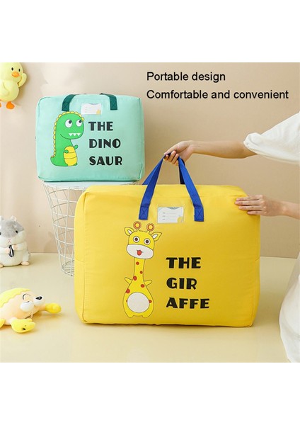 36,5X46,5X18 cm Çocuk Yorgan Düzenleyici Sevimli Karikatür Desenli Fermuarlı Yatak Örtüsü Oxford Kumaş Saklama Çantası - Sarı (Yurt Dışından) fiyatları