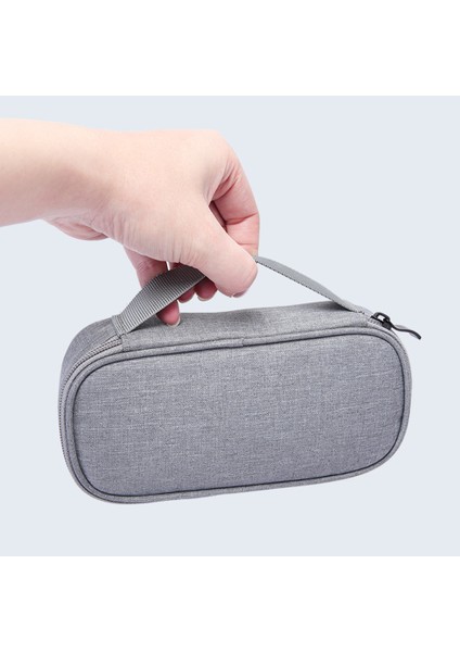 Zzrs S05 Aksesuar Çantası Düzenleme Kılıfı Kulaklık, Kablo, USB Flash Bellek, Fare ve Duvar Şarj Cihazı Için - Gri (Yurt Dışından) modelleri