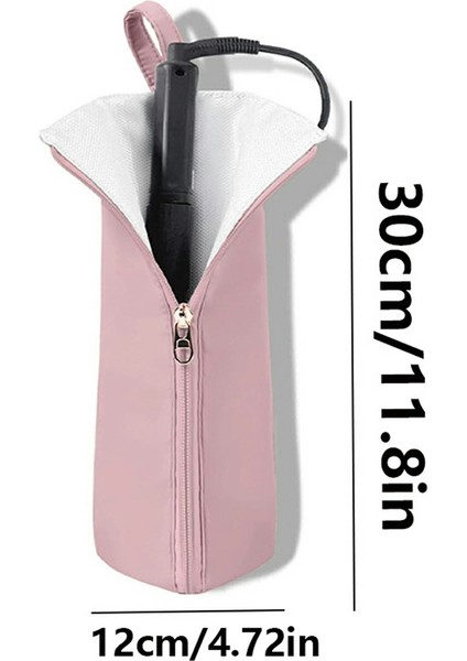 Taşınabilir Bukle Makinesi Saklama Çantası Isıya Dalı Seyahat Ev Bukle Makinesi Askılı Düzenleyici - Siyah (Yurt Dışından) fırsatları