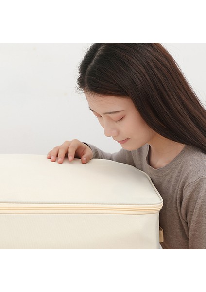 Moho&home MDJ-618012 Yorgan Battaniye Dolap Düzenleyici 600D Oxford Kumaş Saklama Çantası - Uzatılmış Tip / Bej (Yurt Dışından) fiyatları