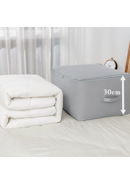 Moho&home MDJ-618012 Yorgan Battaniye Dolap Düzenleyici 600D Oxford Kumaş Saklama Çantası - Uzatılmış Tip / Bej (Yurt Dışından) fırsatları