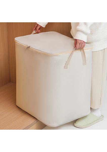 Moho&home MDJ-618012 Yorgan Battaniye Dolap Düzenleyici 600D Oxford Kumaş Saklama Çantası - Uzatılmış Tip / Bej (Yurt Dışından) indirimleri