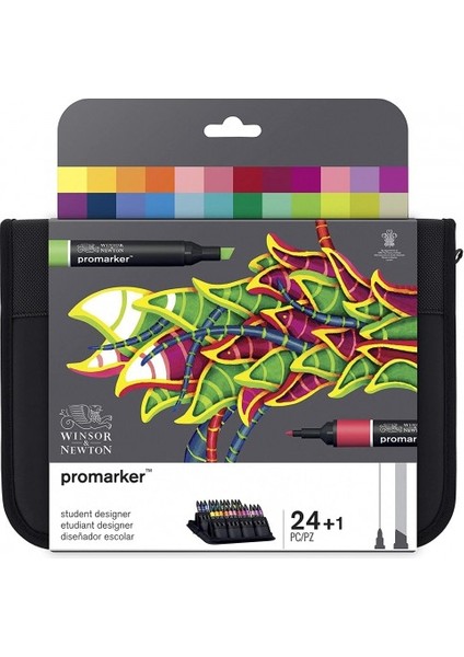 Winsor Newton Promarker 24'lü Wallet Set - Student Designer indirimleri