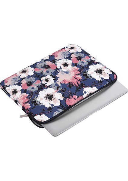 Canvasartısan H43-01 Dizüstü Bilgisayar Kılıfı Suluboya Çiçek Baskılı Not Defteri Taşıma Çantası - Mavi/11 Inç Dizüstü Bilgisayar Için (Yurt Dışından) fırsatları