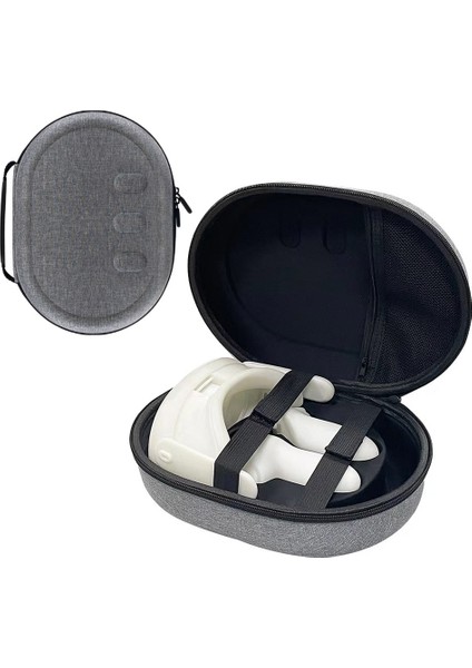 Meta Quest 3 Vr Gözlükleri Için Taşıma Çantası Oxford Kumaş + Eva + Polyester Taşınabilir Saklama Çantası - Siyah Astar (Yurt Dışından)