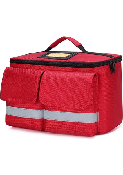 Su Geçirmez Acil Durum Çantası, Açık Hava Seyahat Ilk Yardım Aleti, Ev Ofis Seyahat Kamp Yürüyüş Için Taşınabilir Çanta - Kırmızı (Yurt Dışından)