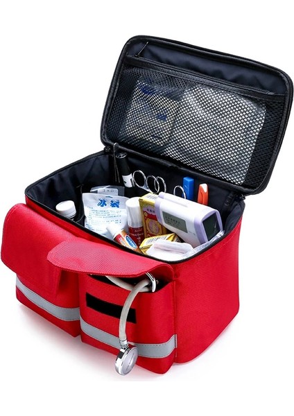 Su Geçirmez Acil Durum Çantası, Açık Hava Seyahat Ilk Yardım Aleti, Ev Ofis Seyahat Kamp Yürüyüş Için Taşınabilir Çanta - Kırmızı (Yurt Dışından) modelleri