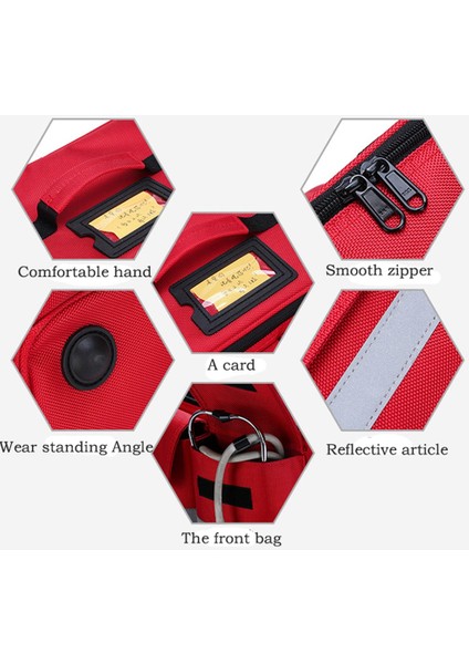 Su Geçirmez Acil Durum Çantası, Açık Hava Seyahat Ilk Yardım Aleti, Ev Ofis Seyahat Kamp Yürüyüş Için Taşınabilir Çanta - Kırmızı (Yurt Dışından) indirimleri