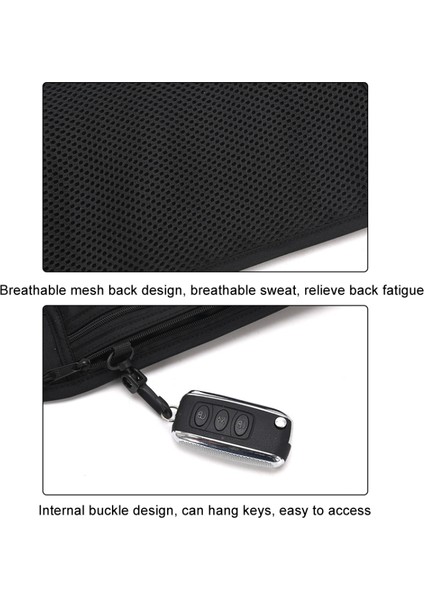 Telefon, Kimlik Kartları ve Pasaport Için Su Geçirmez Hırsızlığa Lı Seyahat Bel Çantası - Siyah (Yurt Dışından) modelleri