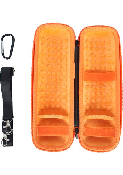 Flip 6/flip 5/flip 4 Taşınabilir Darbeye Dalı Taşıma Çantası Bluetooth Uyumlu Hoparlör Saklama Çantası - Siyah/turuncu (Yurt Dışından)