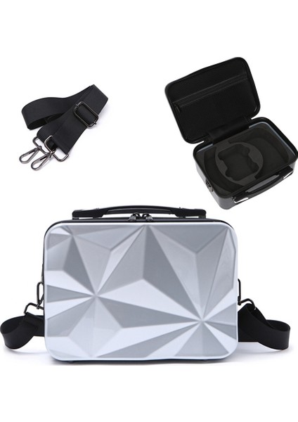 Oculus Quest 2 Için Bkano Vr Gözlük Taşıma Çantası, Fırçalanmış Darbeye Dalı Çanta, Taşınabilir Aksesuarlar Düzenleme Kutusu - Gümüş (Yurt Dışından)