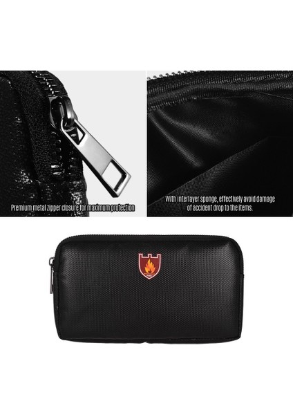 Taşınabilir Güvenli Düzenleyici Yangına Dalı Çanta Suya Dalı Taşıma Kutusu Telefonlar ve Power Bank Için (Yurt Dışından) fırsatları