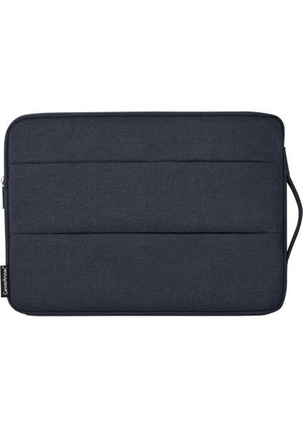 Canvasartısan L25-88 Taşınabilir Taşıma Çantası 13 Inç Dizüstü Bilgisayarlar Için Çizilmez Ince Kılıf Darbeye Dalı Kol Çantası Çift Keseli/sap Askılı - Lacivert (Yurt Dışından)