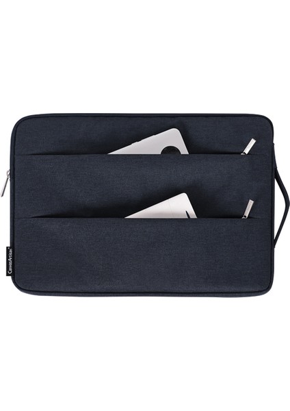 Canvasartısan L25-88 Taşınabilir Taşıma Çantası 13 Inç Dizüstü Bilgisayarlar Için Çizilmez Ince Kılıf Darbeye Dalı Kol Çantası Çift Keseli/sap Askılı - Lacivert (Yurt Dışından) fiyatları