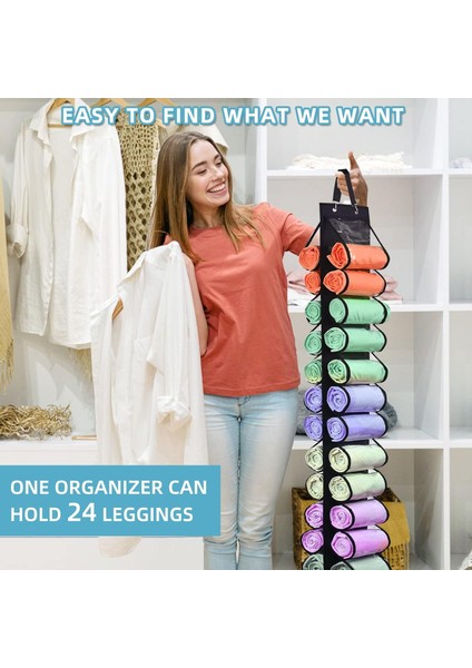 24 Cepli Çift Taraflı Askılı Saklama Çantası Gardırop Kapağı Arkası Tayt Yelek Havlu Düzenleyici - Gri (Yurt Dışından) modelleri