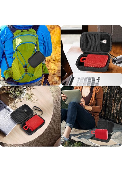 Go3 Hoparlör Için Sert Eva + Naylon Kanvas Dış Mekan Seyahat Çantası Saklama Çantası Taşıma Kutusu (Yurt Dışından) indirimleri