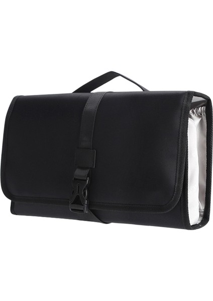 Bubm Jfq-T Dyson Airwrap Şekillendirici Çantası Koruma Çantası Taşınabilir Toz Geçirmez Saklama Çantası Düzenleyici - Siyah (Yurt Dışından)